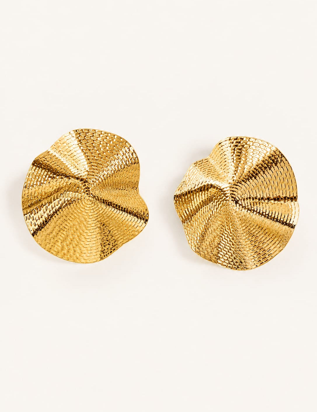 Shams Earrings — Gold tone
