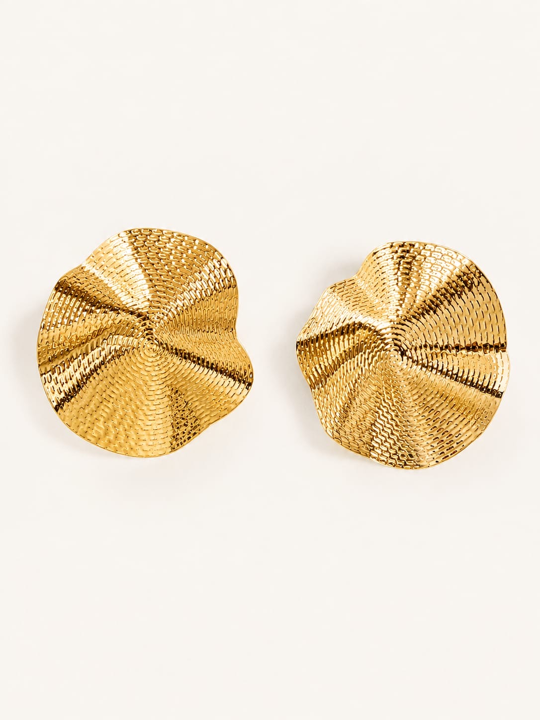 Shams Earrings — Gold tone