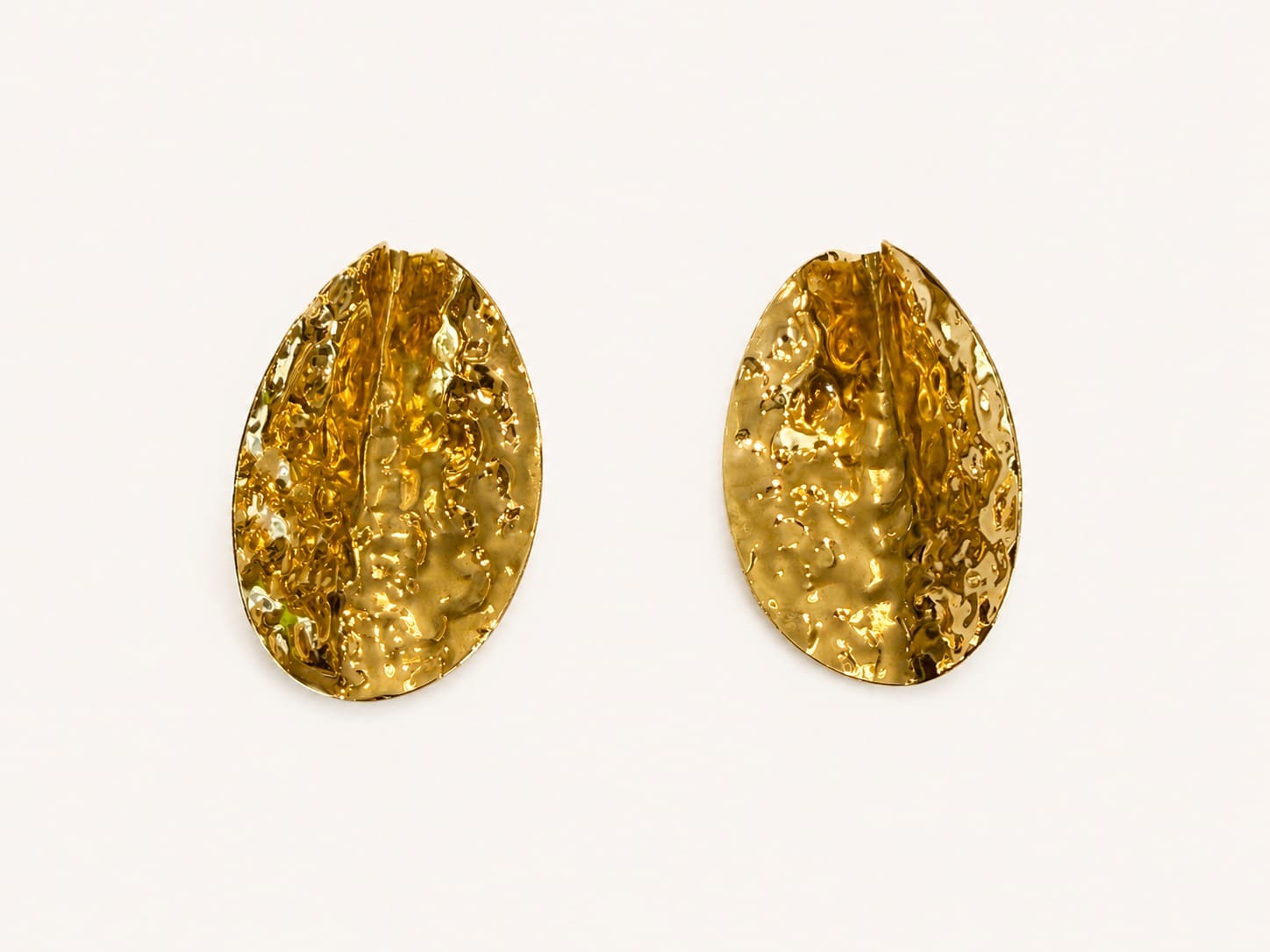 Sila Earrings — Gold tone