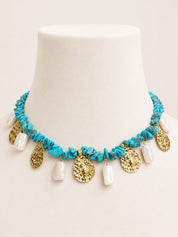 Nile Necklace — Turquoise