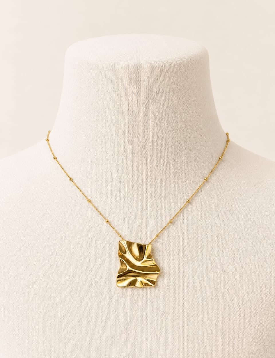 Noura Necklace — Gold tone