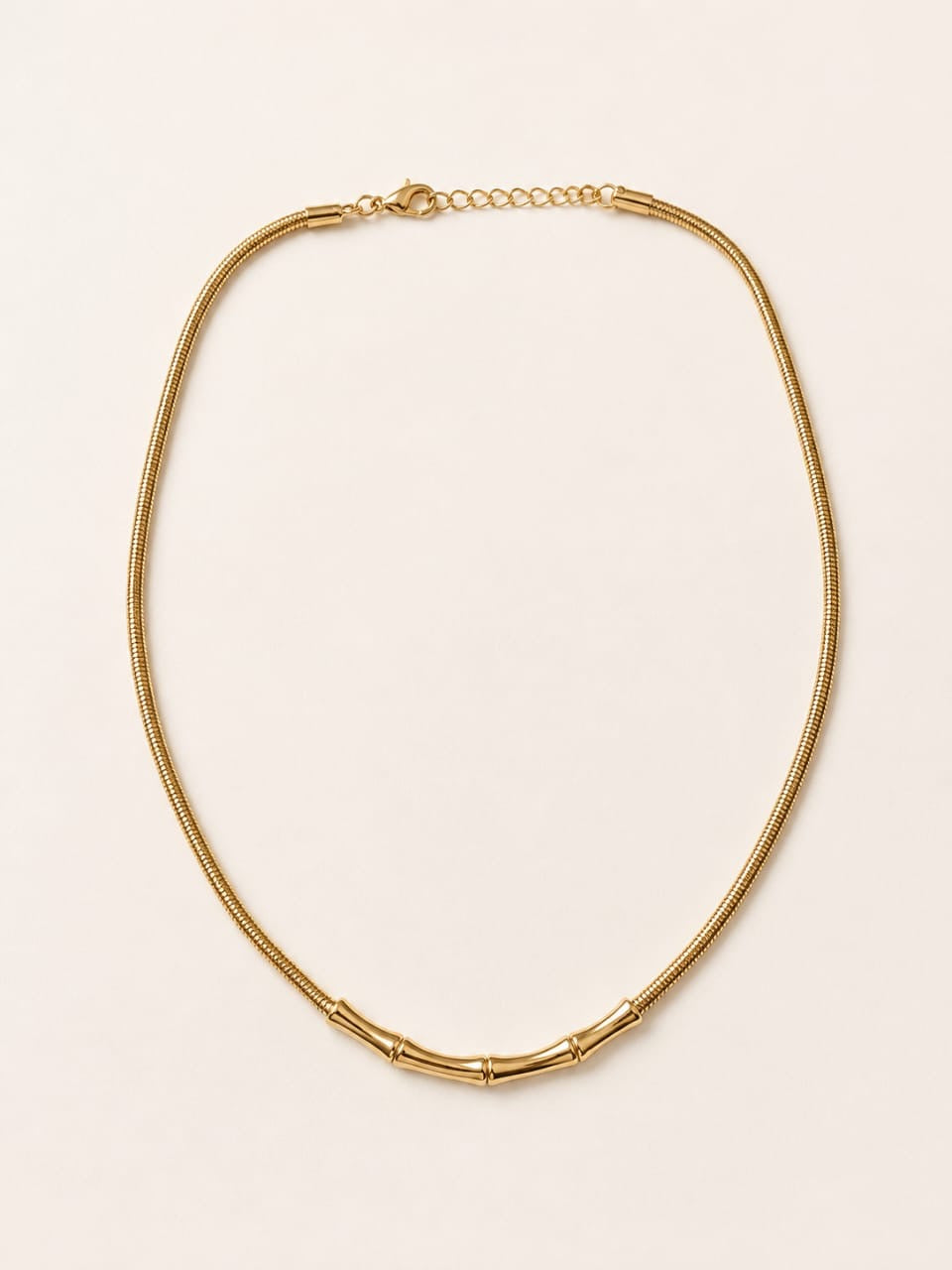 Ghosoun Necklace — Gold tone
