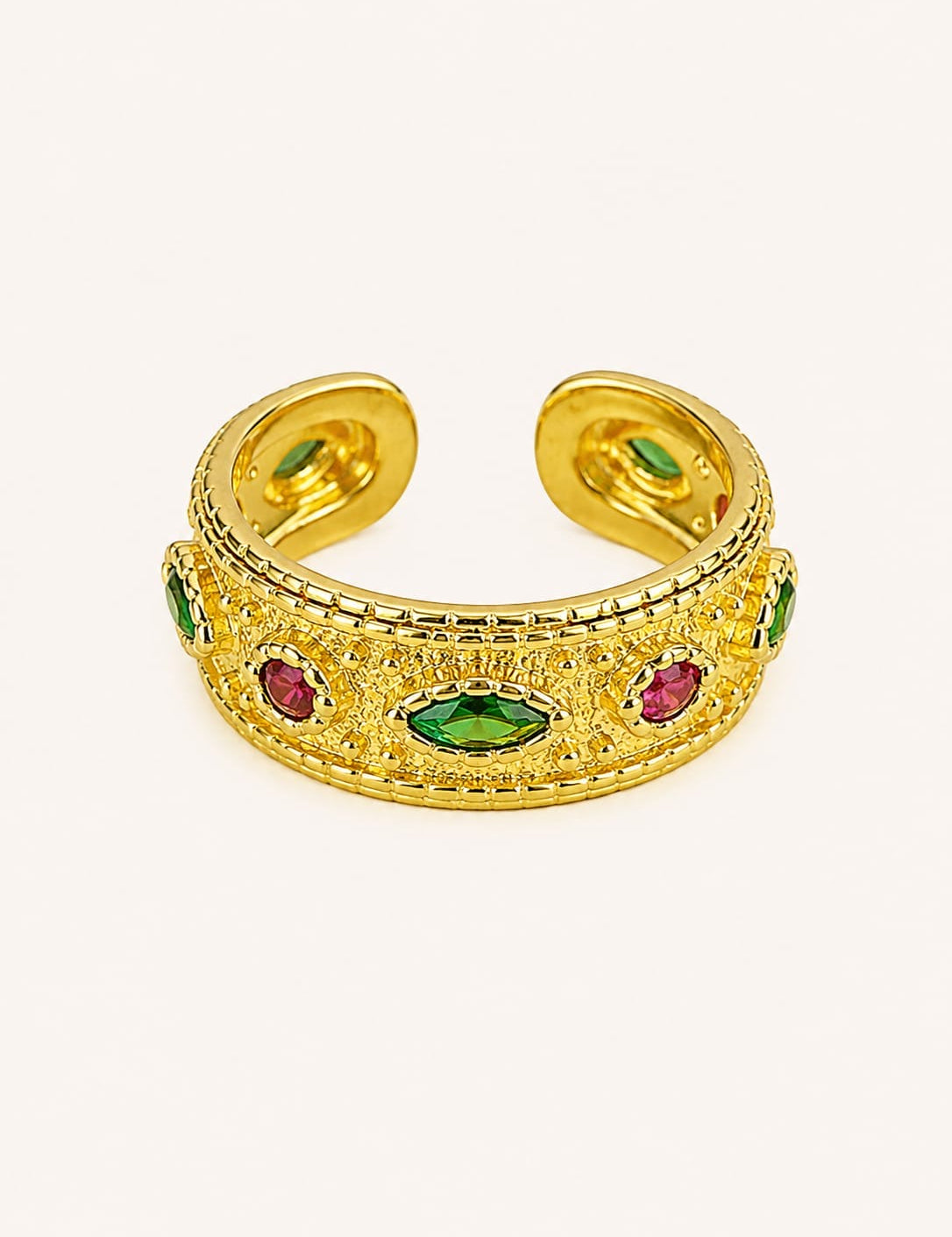Jasmine Ring — Gold tone