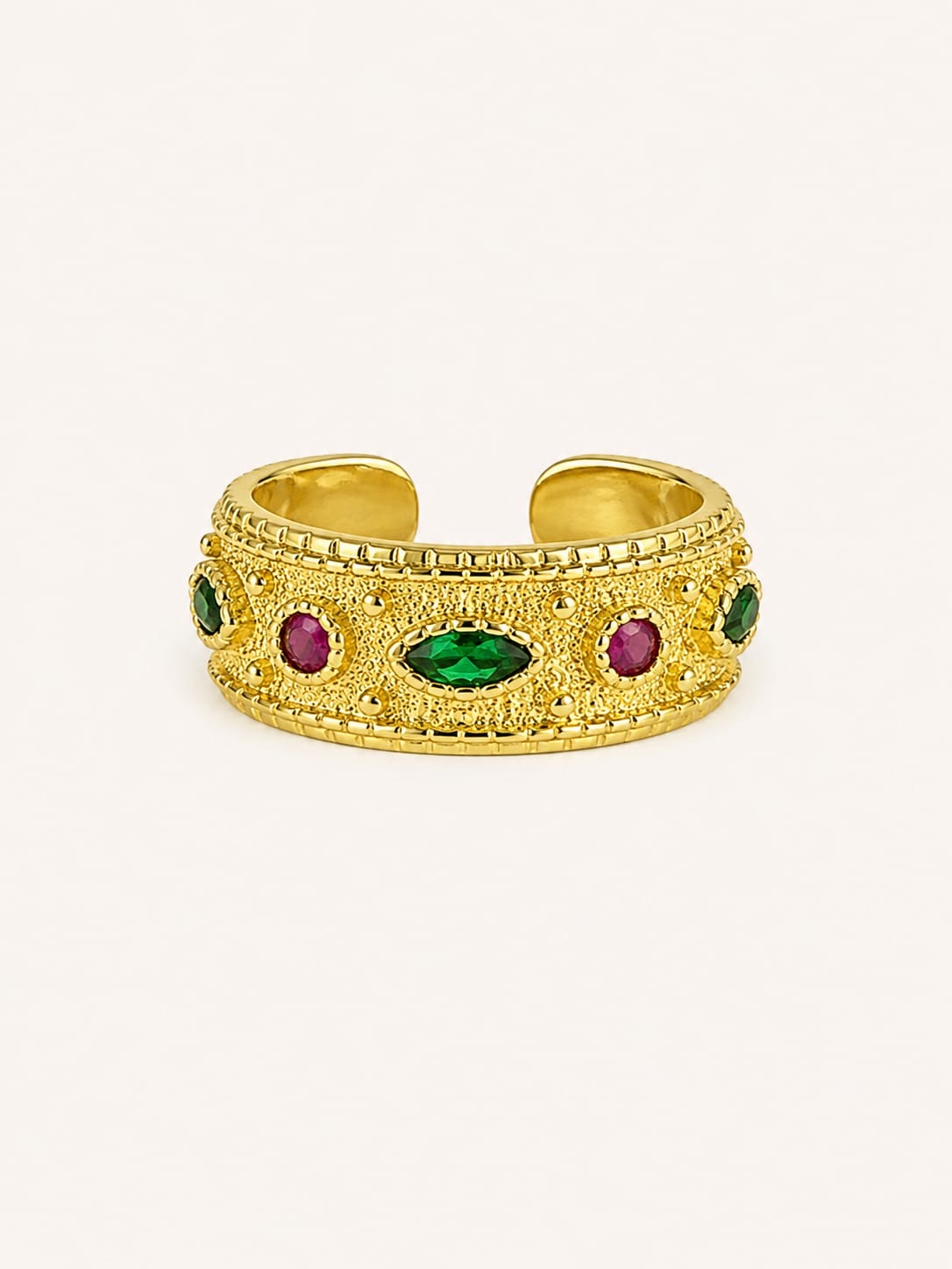 Jasmine Ring — Gold tone