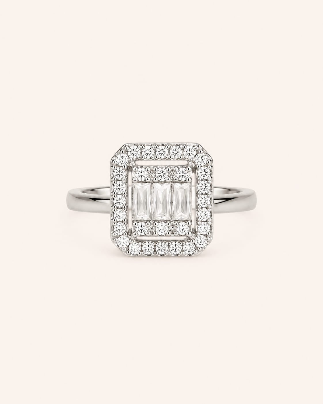 Rihana Ring — Silver tone