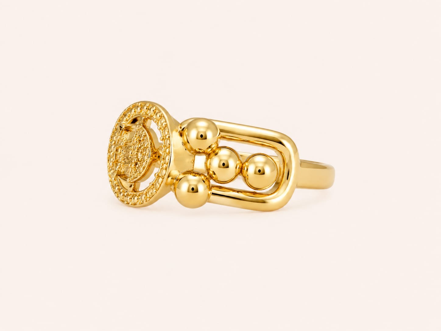 Jawhara Ring — Gold tone