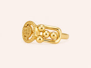 Jawhara Ring — Gold tone